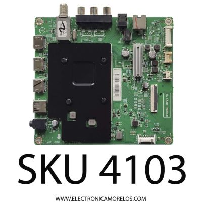 MAIN PARA TV INSIGNIA / NUMERO DE PARTE XKCB02K064 / 715GA715-M01-B00-005G / (G)XKCB02K064000X/JQ4KA1C / PANEL TPT500WR-PV5D.Q REV:S07E / DISPLAY CC500PV5D VER.07 / MODELO NS-50DF710NA21	